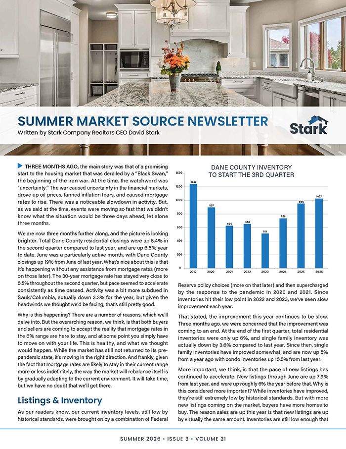 Summer 2026 Newsletter